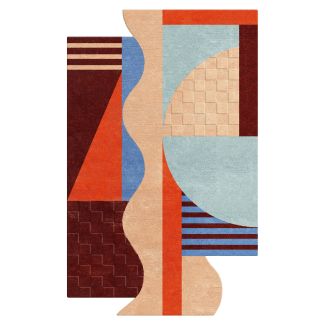 Euphoria 1 Wool and Viscose Hand Tufted Area Rug