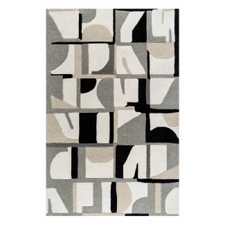 Knobs Wool Hand Tufted Area Rug