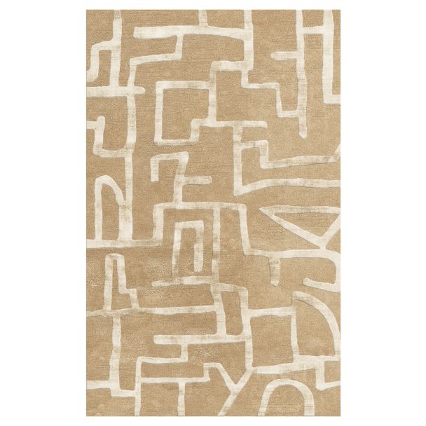 Volara Wool and Viscose Hand Tufted Area Rug